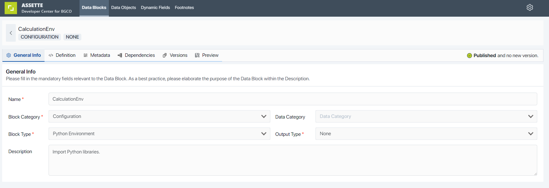 Introduction To The Data Block Editor | Assette Support