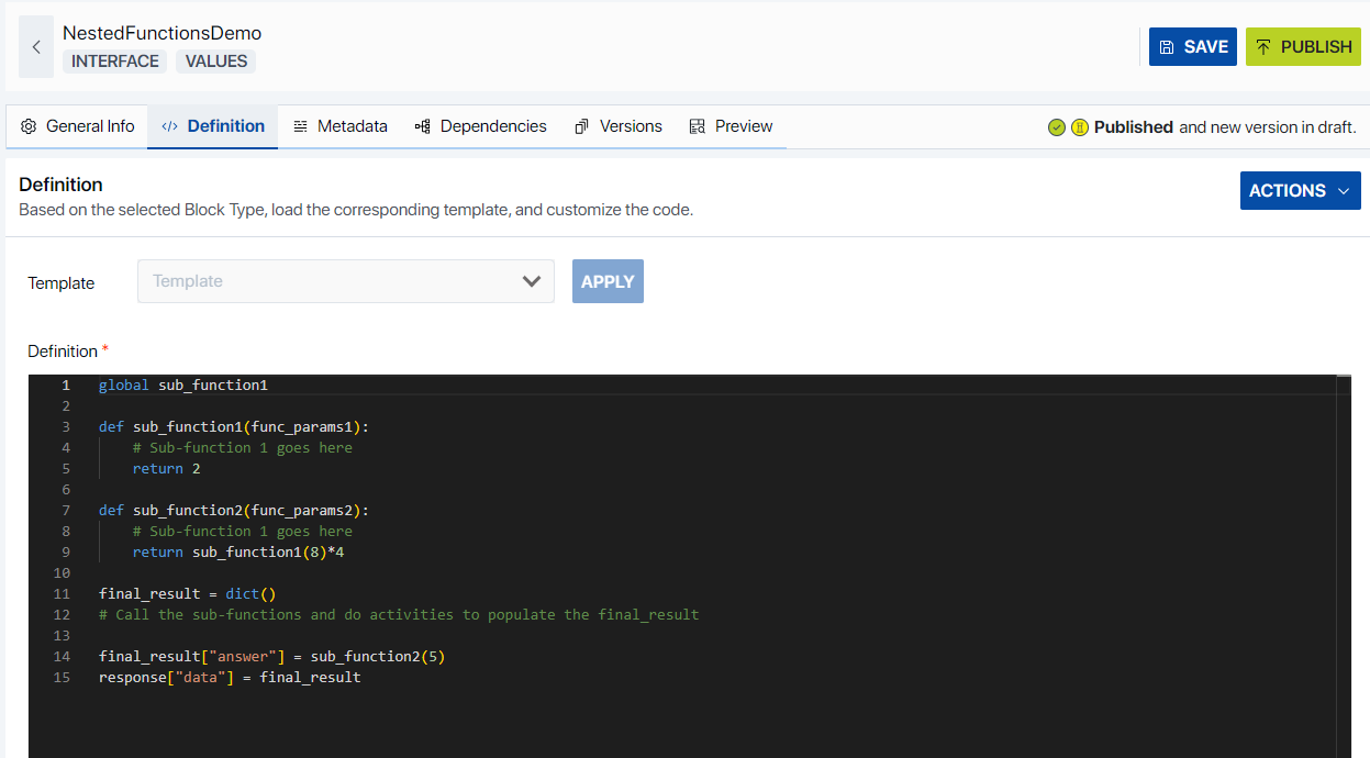 Using Nested Functions In Data Blocks | Assette Support
