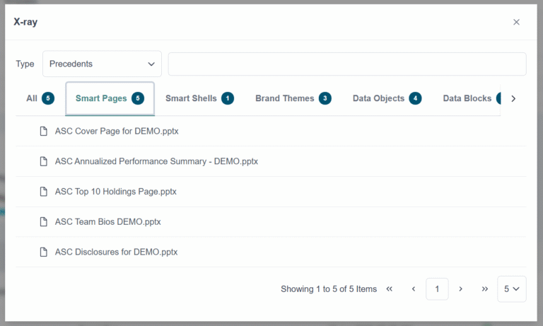 Sections Dashboard | Assette Support