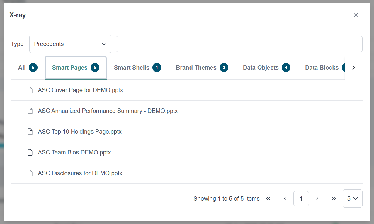 Sections Dashboard | Assette Support
