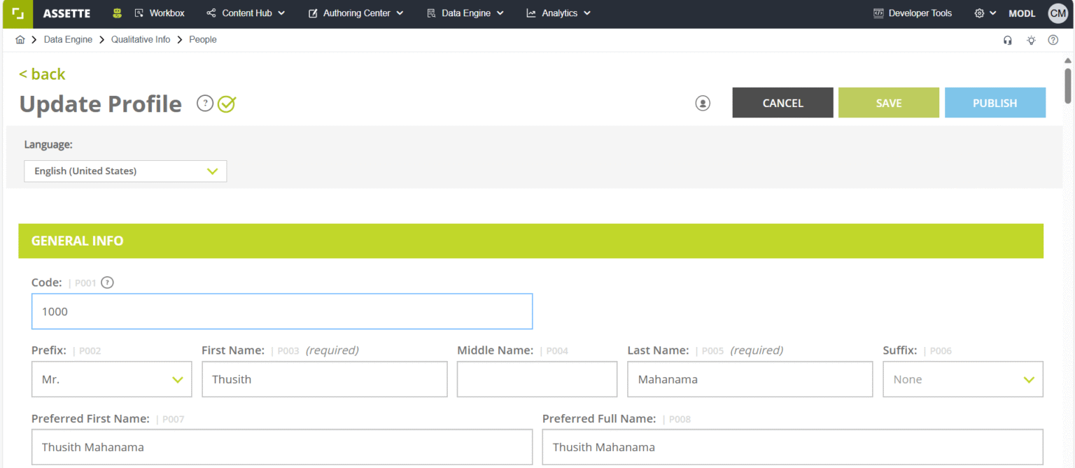Adding And Editing People In Qualitative Data | Assette Support